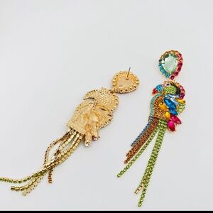 Brijea Jewelry Co: Parrot Earrings